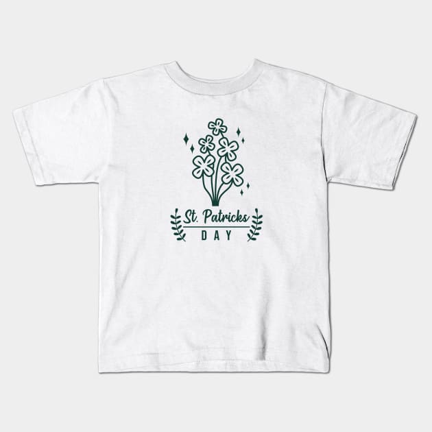 St Patricks Day Lucky Kids T-Shirt by notami